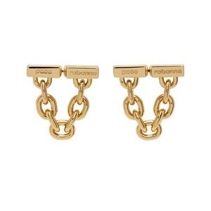 RABANNE Gold Chain Link Earrings